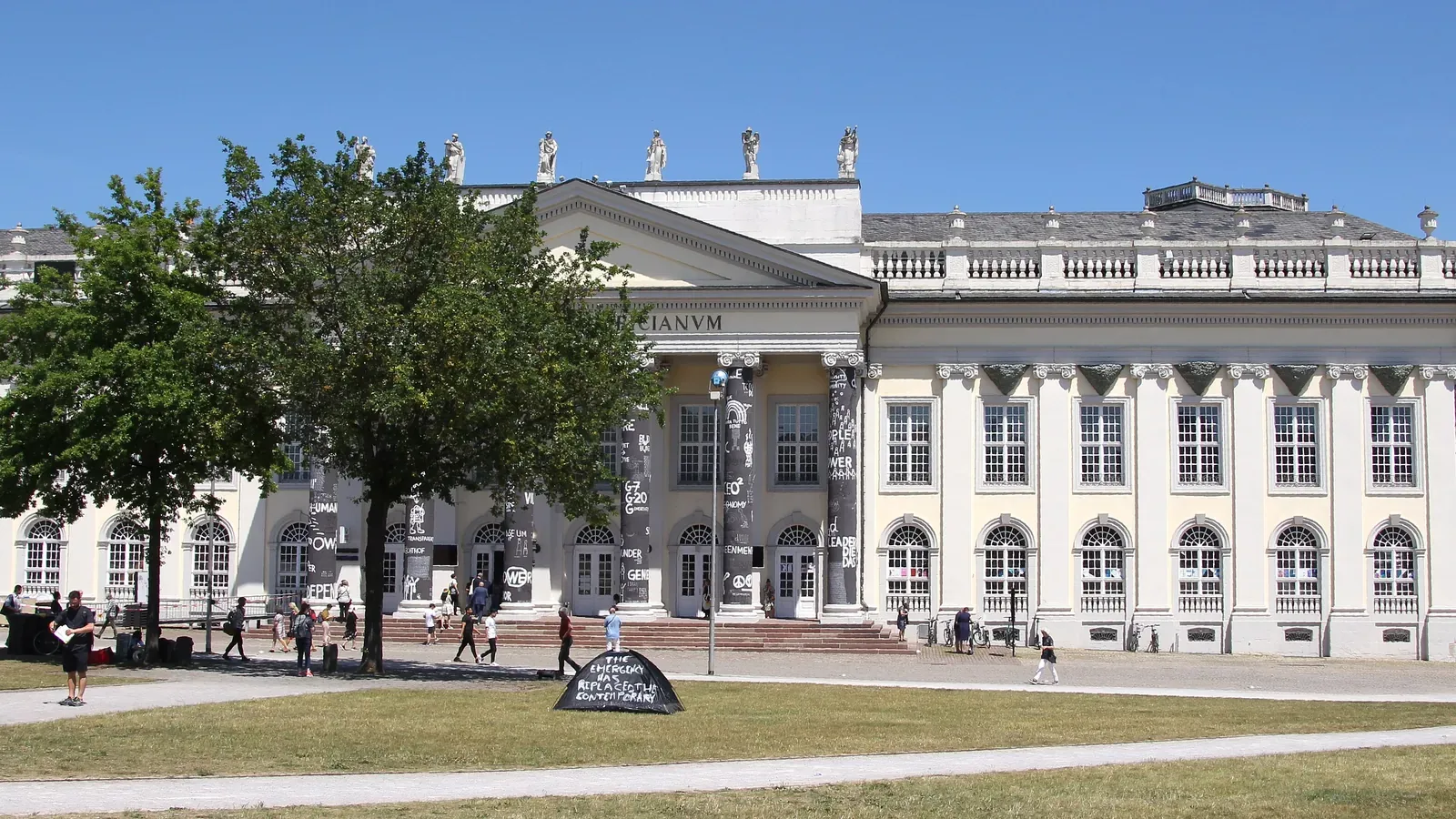 The Museum Fridericianum in Kassel during documenta fifteen in 2022
