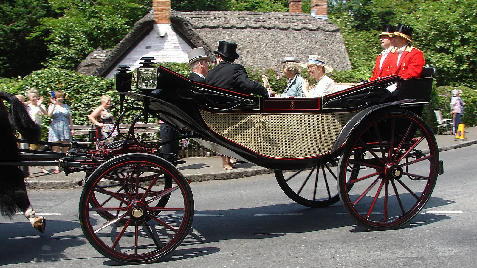A carriage in the Royal Procession at Royal Ascot, June 2013