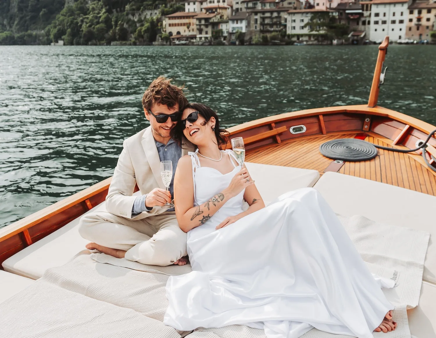 A couple sharing a memorable journey