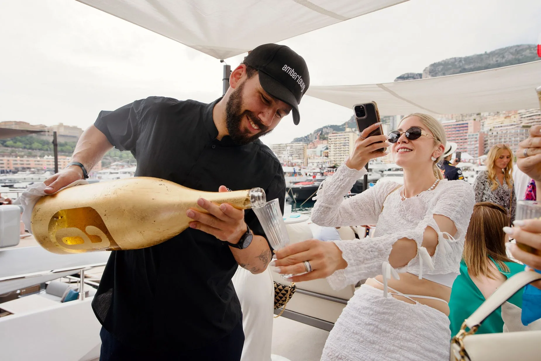 A private yacht prepared for an unforgettable event